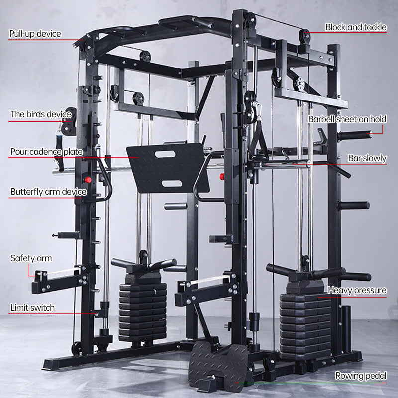 Smith machine outlet hooks