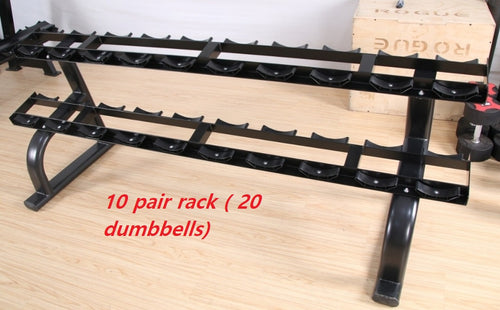 Model YL108 Commercial dumbbell Rack/storage Stand takes 10 pairs heave Duty 2 Tier