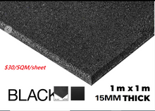 Load image into Gallery viewer, Commercial grade Gym flooring matt tiles 1m*1m/ 15mm thick/10 pcs ( 10SQM lot)