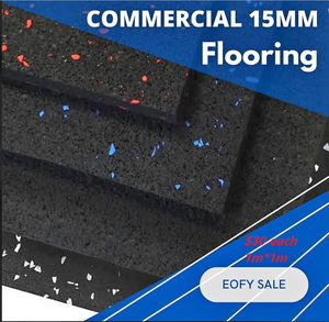 Commercial grade Gym flooring matt tiles 1m*1m/ 15mm thick/10 pcs ( 10SQM lot)