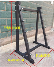 Load image into Gallery viewer, NEW Fixed Barbell Rack With 10kg-30kg barbells Solid shaft on each bar &amp; a rack that holds 5 bars gym