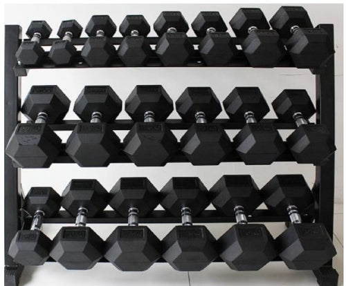Model YL106 Horizontal 10 pair dumbbell Rack/storage Stand 3 Tier