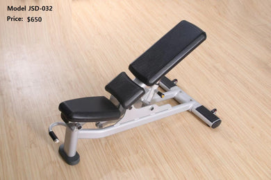 Model JSD-032 Adjustable Seated  weight bench Preacher bench press seat incline gym bench