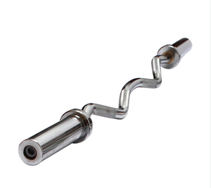 Chrome Olympic EZ curl bar attachment heavy duty