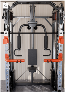 Model J009E functional trainer smith machine 150kg combined weight stack (2*75kg stacks) included + pin loaded hooks GYM (Copy)