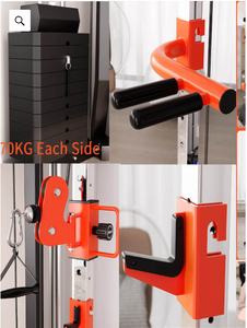 Model J009A functional trainer Cable Crossover Station 140kgs Pin Loaded WEIGHT STACK (2*70KG STACKS) GYM