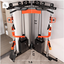 Load image into Gallery viewer, Model J009A functional trainer Cable Crossover Station 140kgs Pin Loaded WEIGHT STACK (2*70KG STACKS) GYM