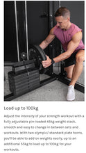 Load image into Gallery viewer, Model J009S functional trainer smith machine 150kg combined weight stack (2*75kg stacks) included + pin loaded hooks GYM