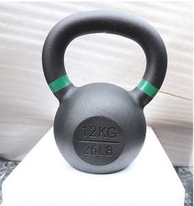 Cast iron Kettle bells color coded 4kg to 32 kg Powder Coating gym gear