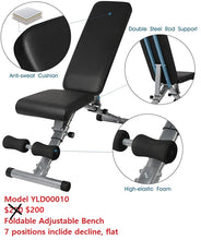 Load image into Gallery viewer, brand new foldable &amp; adjutsble Seated  weight bench press seat gym bench