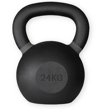 Load image into Gallery viewer, Cast iron Kettle bells color coded 4kg to 32 kg Powder Coating gym gear