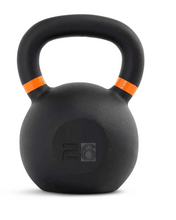 Load image into Gallery viewer, Cast iron Kettle bells color coded 4kg to 32 kg Powder Coating gym gear