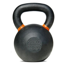 Load image into Gallery viewer, Cast iron Kettle bells color coded 4kg to 32 kg Powder Coating gym gear