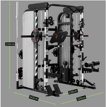 Load image into Gallery viewer, Model SD1ZHJ-50 functional trainer smith machine power rack 200kg weight stack ( 2*100kg stacks) included GYM