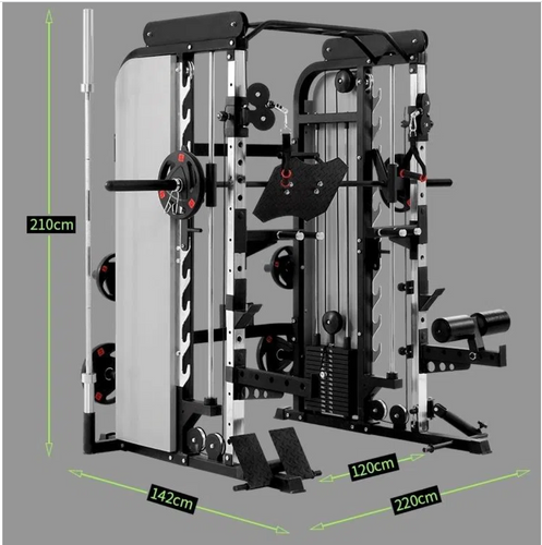 Model SD1ZHJ-50 functional trainer smith machine power rack 200kg weight stack ( 2*100kg stacks) included GYM