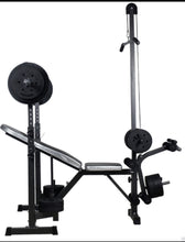 Load image into Gallery viewer, Brand new Weight Bench Press Multi-Station Fitness Gym Equipment includes( 45kg) weight plates &amp; barbell