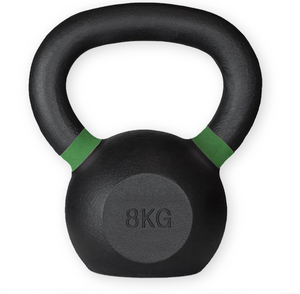 Cast iron Kettle bells color coded 4kg to 32 kg Powder Coating gym gear