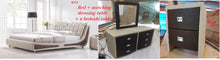 Load image into Gallery viewer, MODEL K155 ITALIAN DESIGNED BBROWN &amp; BEIGE PU LEATHER BED FRAME
