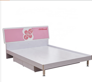 girls pink single bed & storage flower bed pink