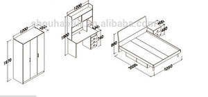 Model 8105 kids bedroom set