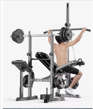 Load image into Gallery viewer, Brand new Weight Bench Press Multi-Station Fitness Gym Equipment includes( 45kg) weight plates &amp; barbell